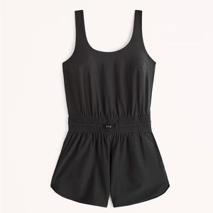 Abercrombie & Fitch Black Traveler Romper XS Tall